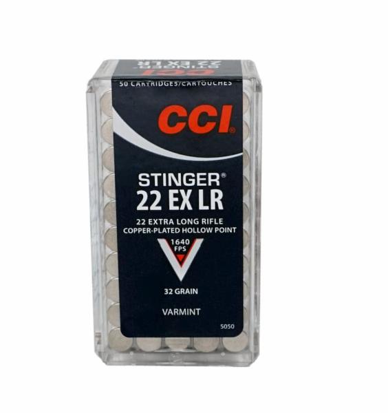 CCI .22 EX lr HV Stinger HP
