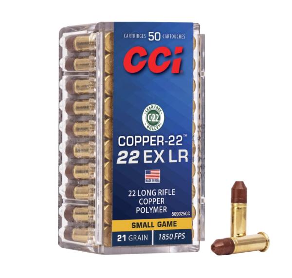 CCI .22EXlr Copper