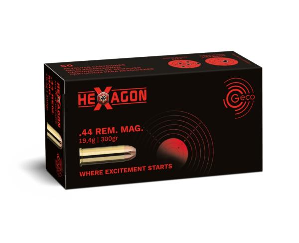 GECO .44RemMag HEXAGON 300grs/19,4g