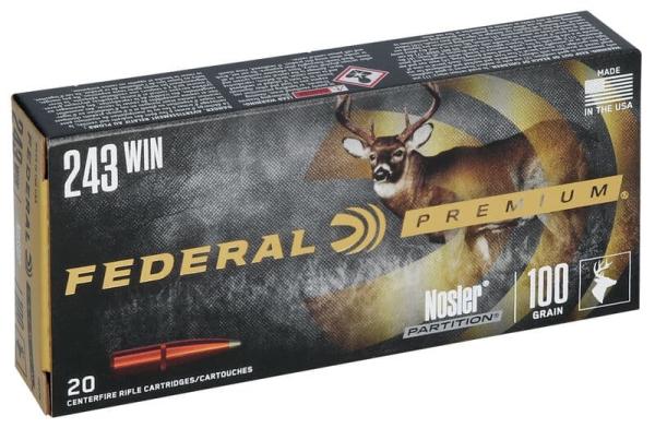FEDERAL .243Win Nosler Partition